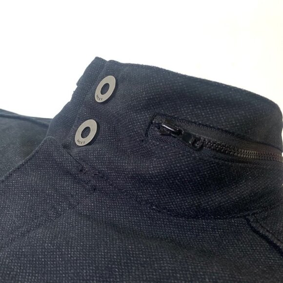 MEXX men coat in dark grey mid length long sleeve front zipper size 44 - Picture 10 of 16